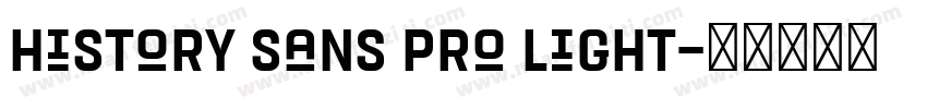 History Sans Pro Light字体转换